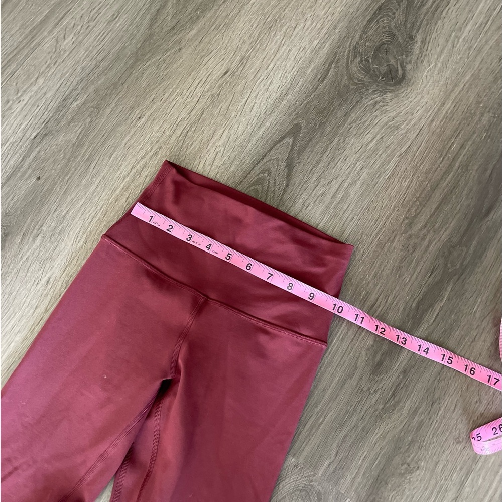 Lululemon Align maroon leggings - Picture 7 of 9